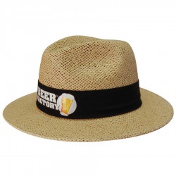 branded straw hats